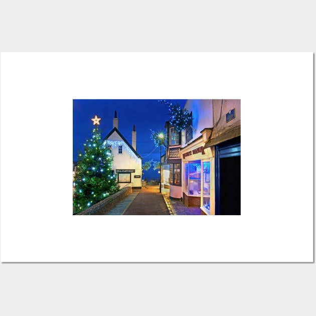 Lyme Regis Christmas Illuminations Wall Art by galpinimages